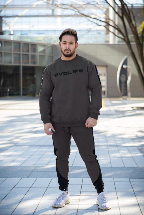 Pull Over Hoodie + Zip Bottom Jogger + Scallop Bottom Hem Stringer